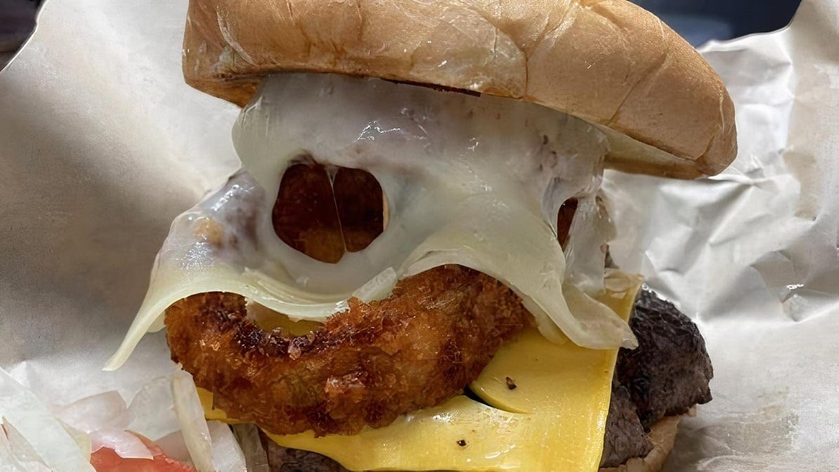 Triple Ring Burger.