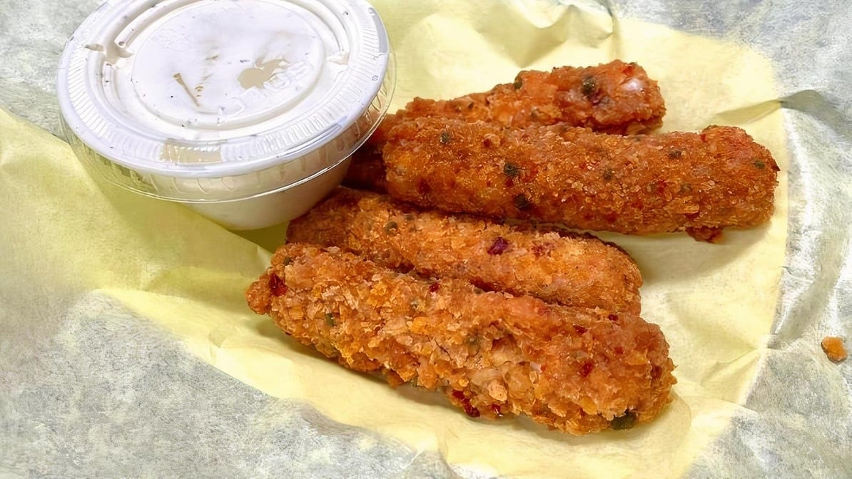 Small Jalapeño Cheese Sticks.